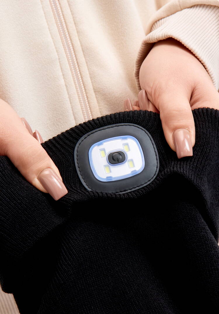 Шапка с фонарем Тeплый свет шир.  750, рис. 14