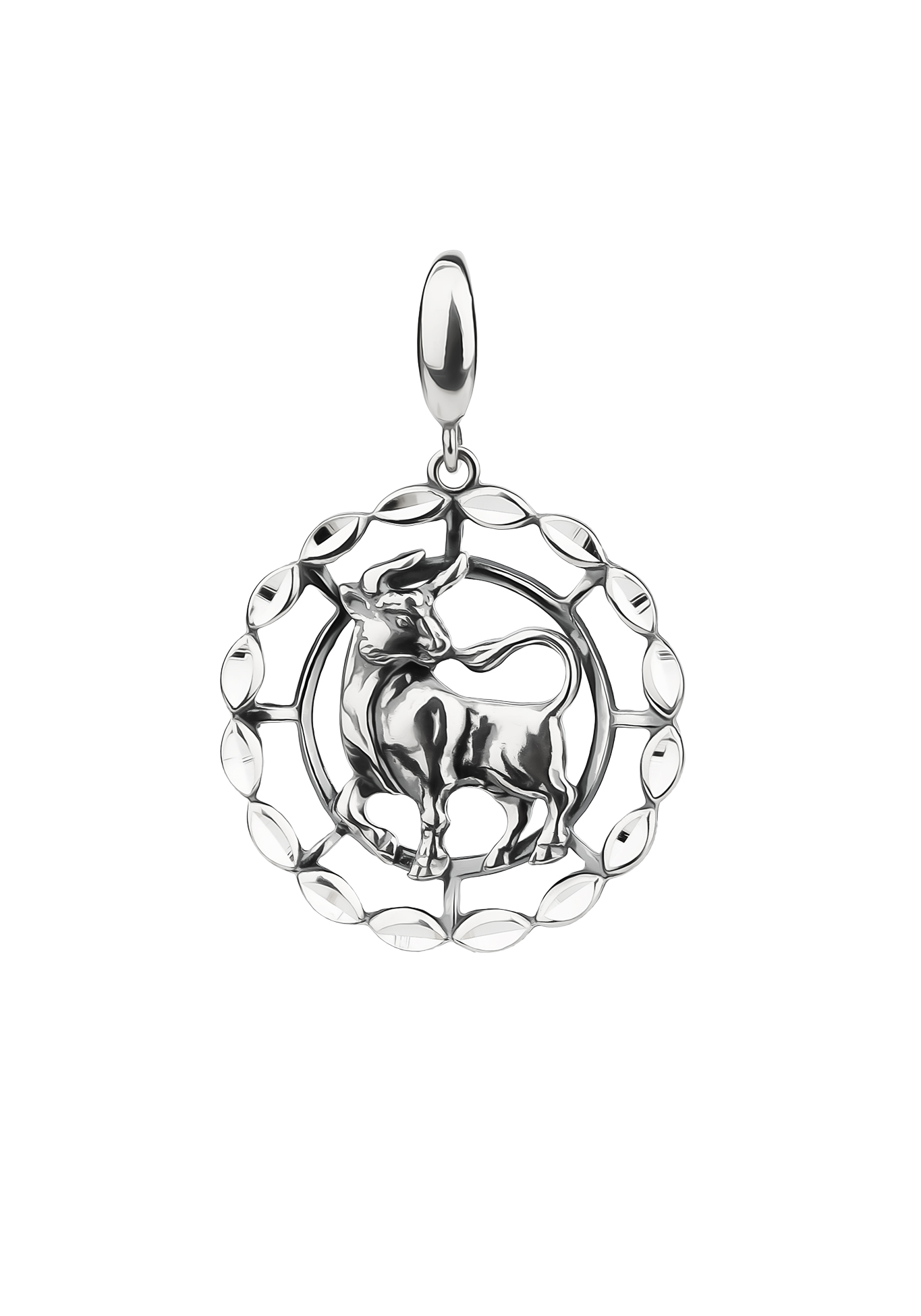 

Подвеска серебряная "Знак зодиака", Телец