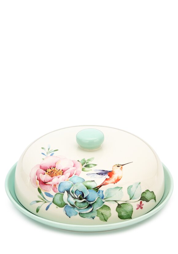 Блюдо с крышкой из доломитовой керамики шир.  580, рис. 1