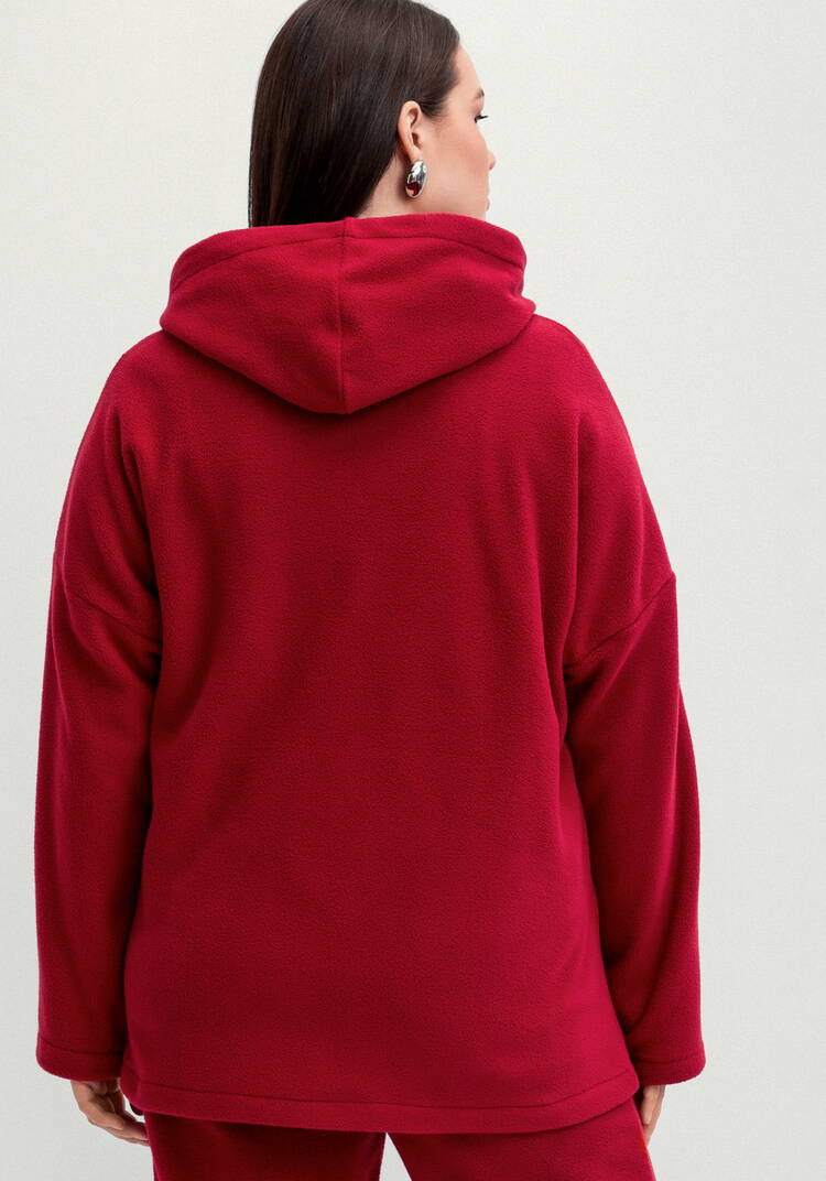 Толстовка из флиса с нашивкой на груди шир.  750, рис. 21