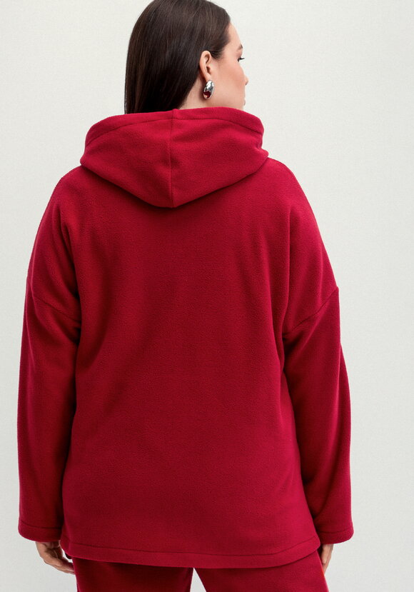 Толстовка из флиса с нашивкой на груди шир.  580, рис. 21