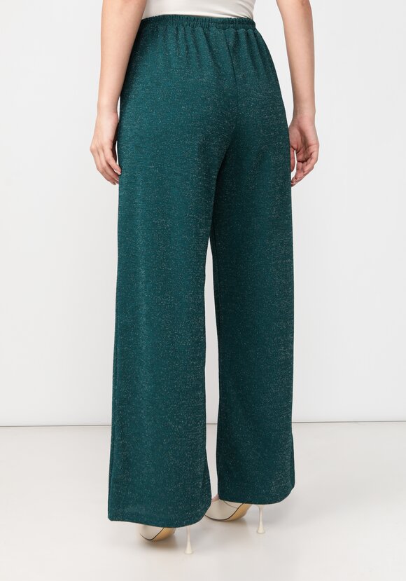 Брюки свободного кроя с метанитью шир.  580, рис. 25