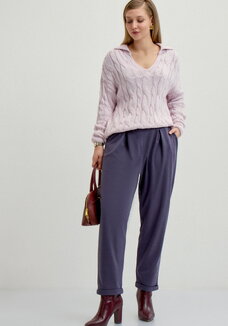 Брюки-бананы на резинке по поясу