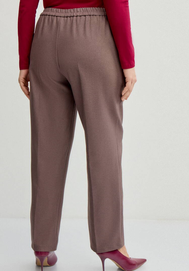 Брюки прямые с резинкой на поясе шир.  750, рис. 3