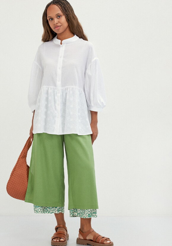 Блуза комбинированная с шитьём шир.  580, рис. 2