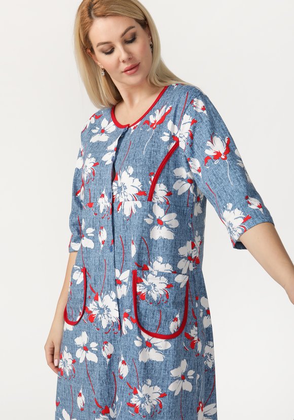 Халат женский Инесса шир.  580, рис. 3