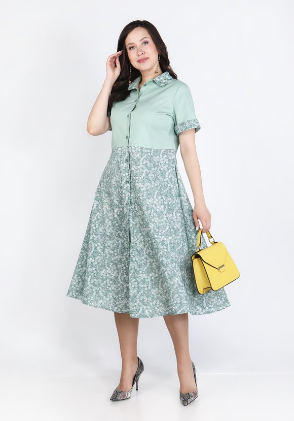 Платье в стиле сафари шир.  580, рис. 1