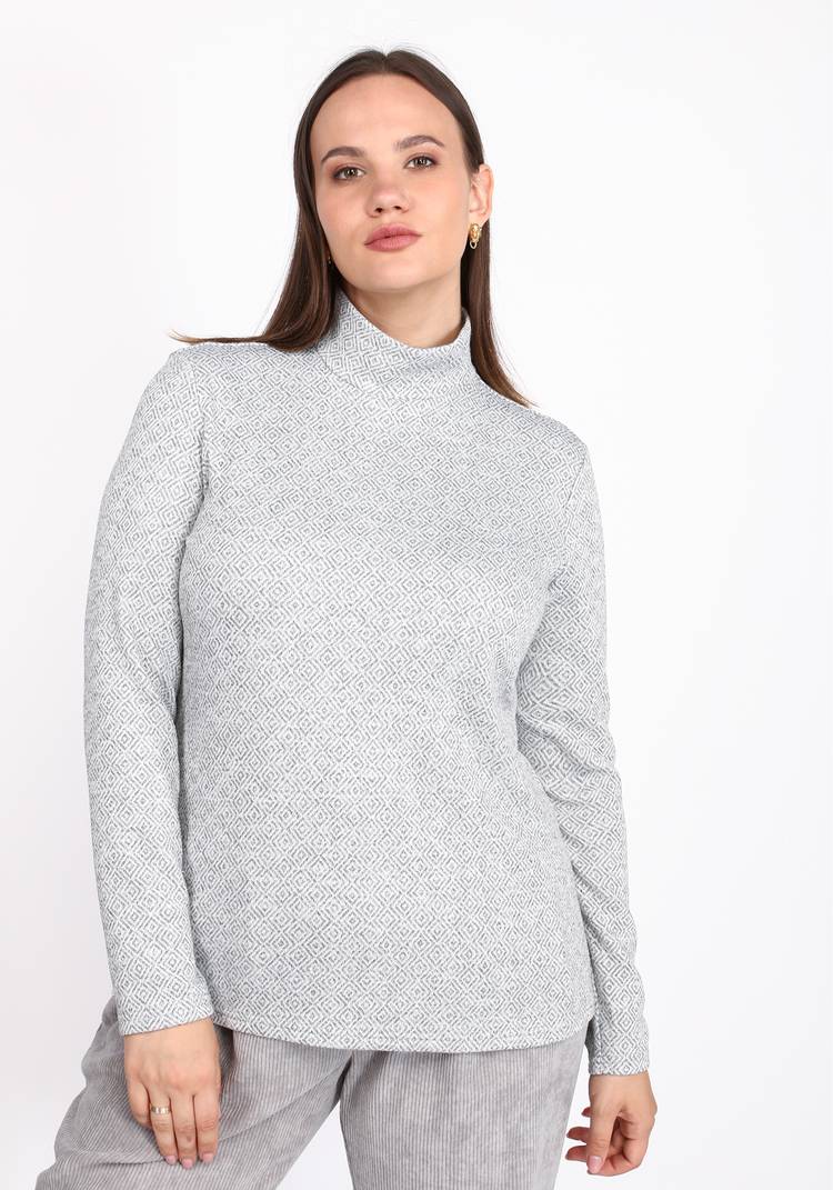 Водолазка базовая с люрексом шир.  750, рис. 12