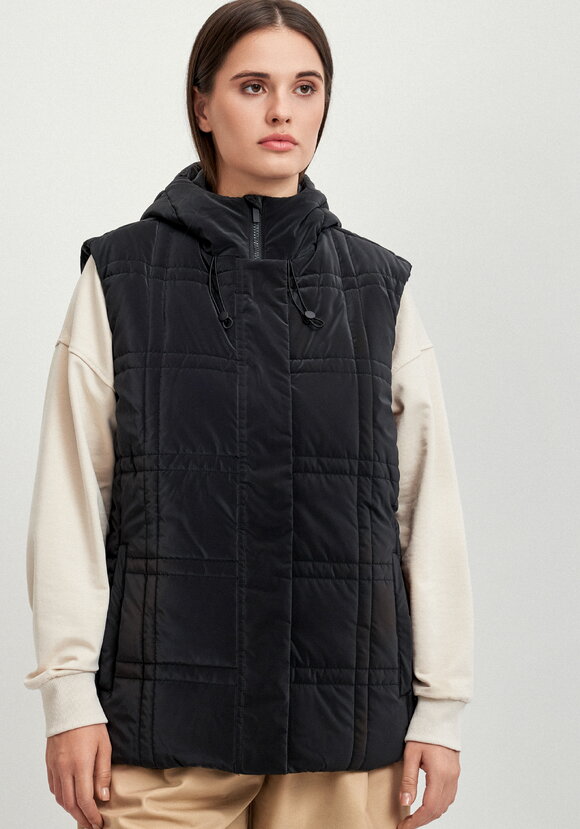 Жилет стеганый метализированный шир.  580, рис. 4