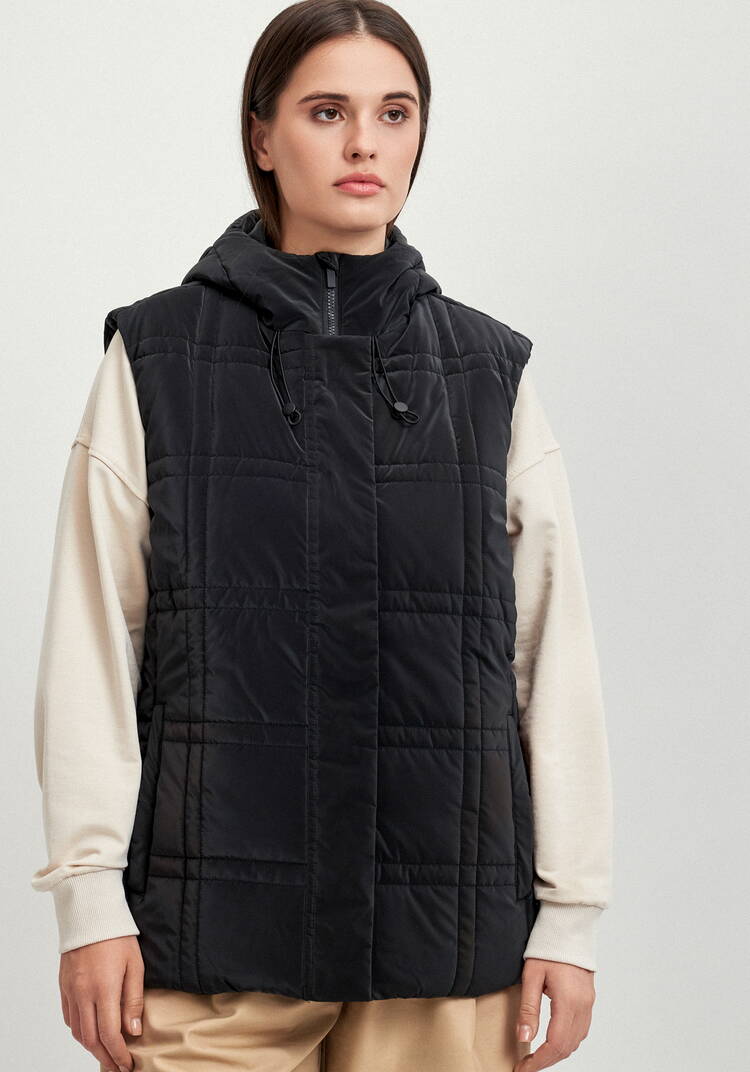 Жилет стеганый метализированный шир.  750, рис. 4