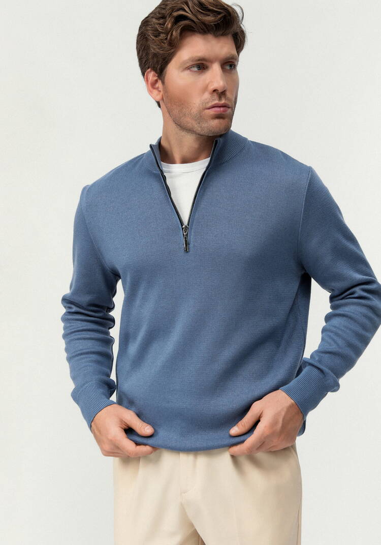 Джемпер с воротником-стойкой на молнии шир.  750, рис. 16