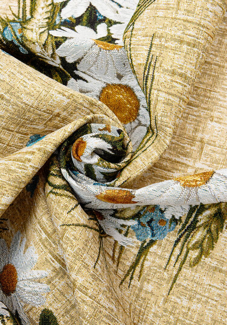 Скатерть гобеленовая Ромашковое лето шир.  750, рис. 4