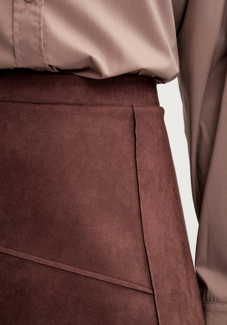 Юбка с конструктивными отстрочками шир.  750, рис. 13