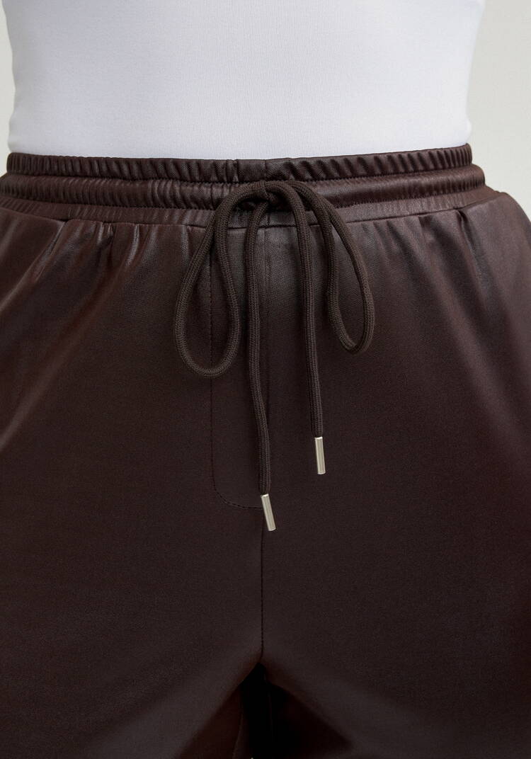 Брюки из трикотажа под кожу шир.  750, рис. 6