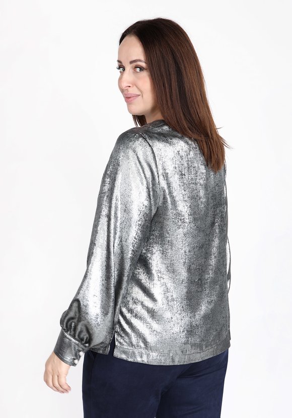 Блуза с объемным рукавом на манжете шир.  580, рис. 6