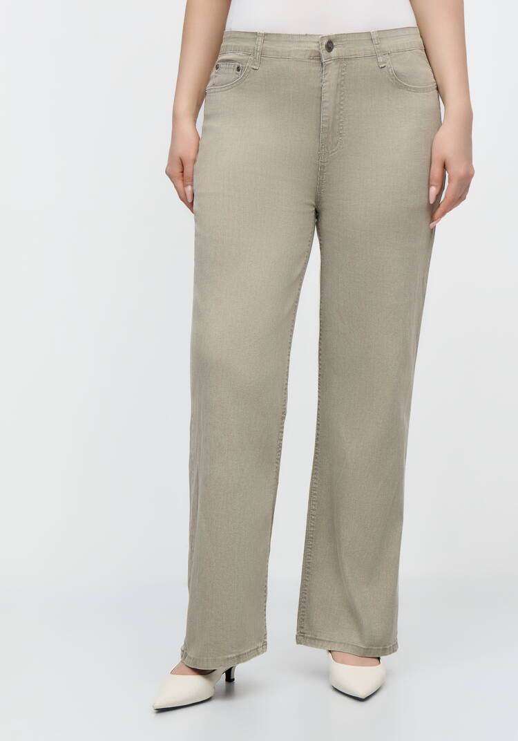 Брюки прямого кроя Инга шир.  750, рис. 4