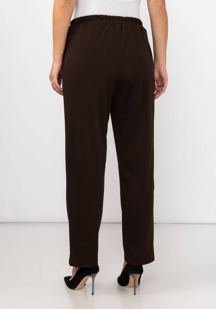 Брюки прямого кроя с карманами на резинке шир.  750, рис. 3