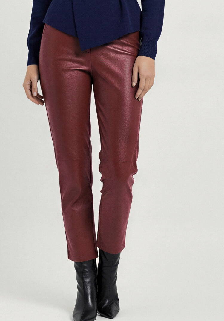 Брюки трикотажные с напылением под кожу шир.  750, рис. 27