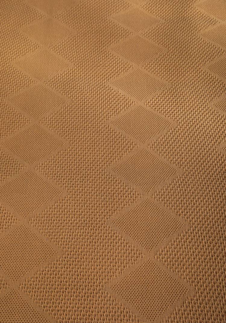 Покрывало-плед из хлопка с бахромой Айшель шир.  750, рис. 20