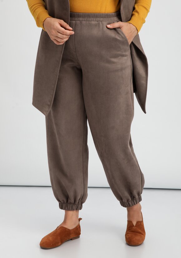 Брюки-шаровары с резинкой по низу шир.  580, рис. 23