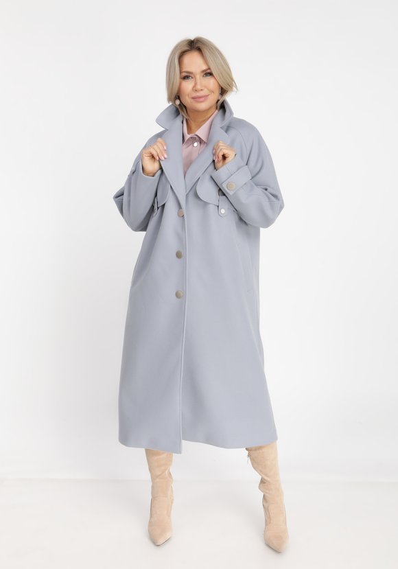 Пальто демисезонное с рукавом реглан шир.  580, рис. 1