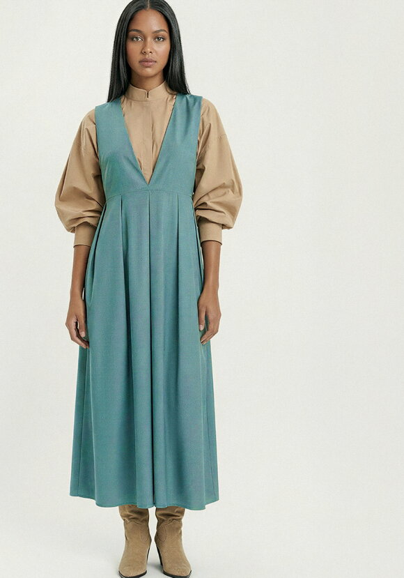 Сарафан с рюшей на спинке шир.  580, рис. 20