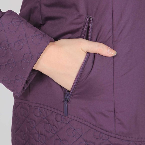 Куртка удлиненная со стеганными элементами шир.  580, рис. 18