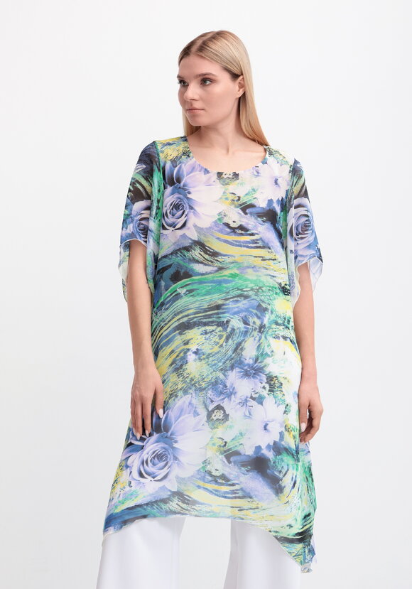 Туника с удлиненными уголками по низу шир.  580, рис. 7