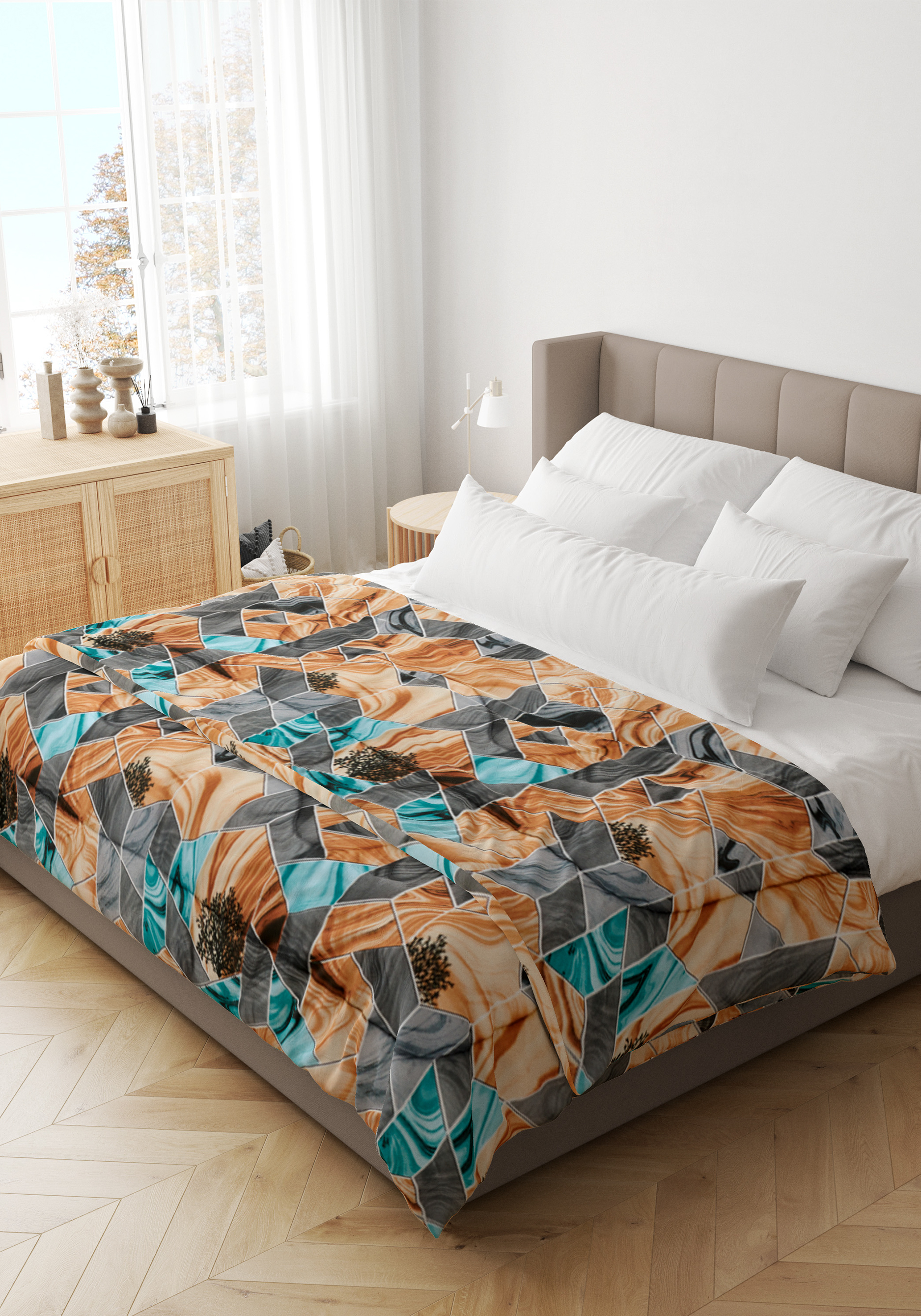 

Одеяло-покрывало "Лирика", Бежевый