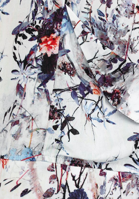 Блуза с фигурным низом шир.  580, рис. 4