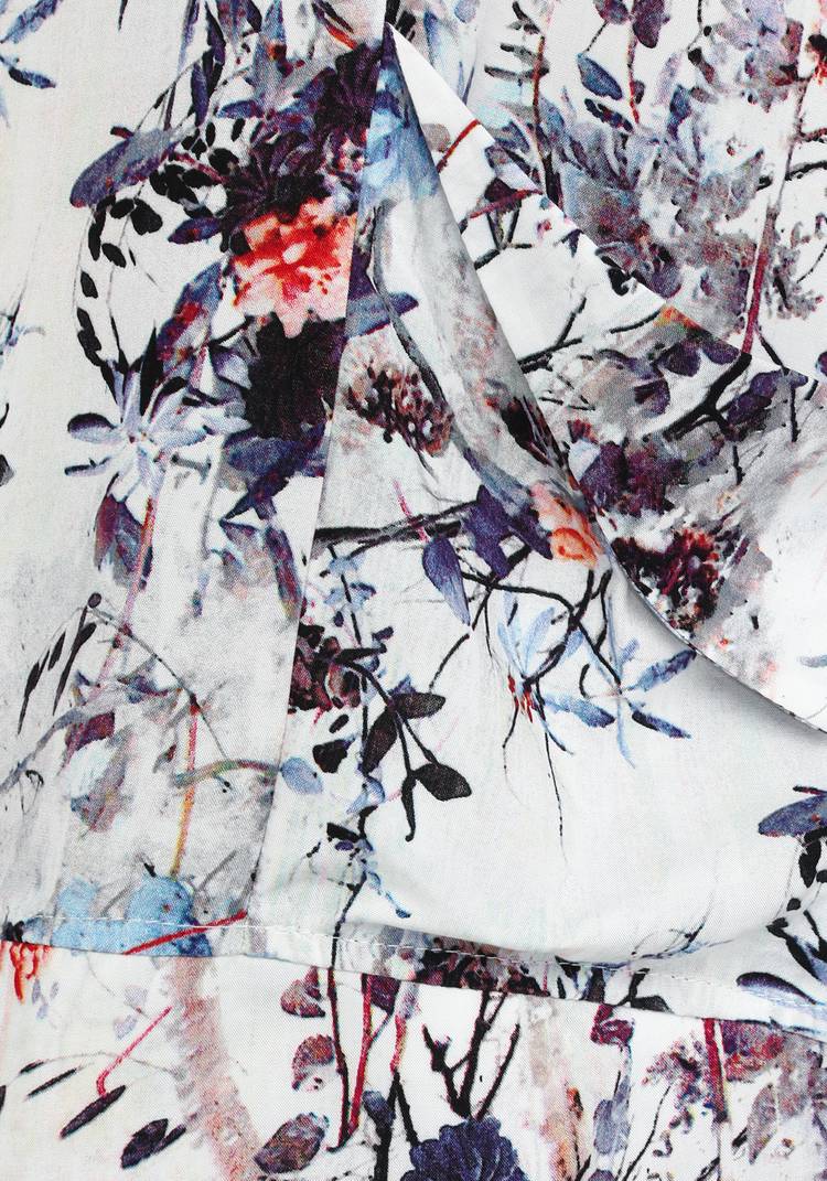 Блуза с фигурным низом шир.  750, рис. 4