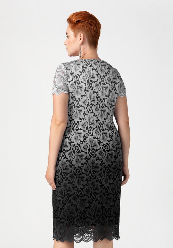 Платье из кружевного полотна Ванда шир.  580, рис. 7