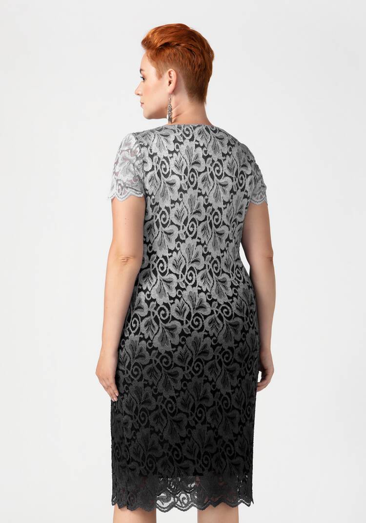 Платье из кружевного полотна Ванда шир.  750, рис. 7