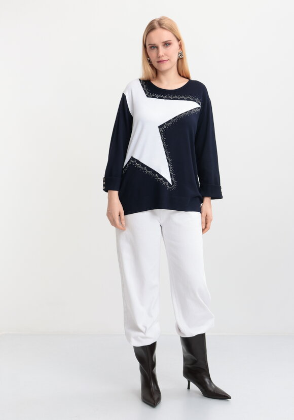 Джемпер Галактика на плечах шир.  580, рис. 7