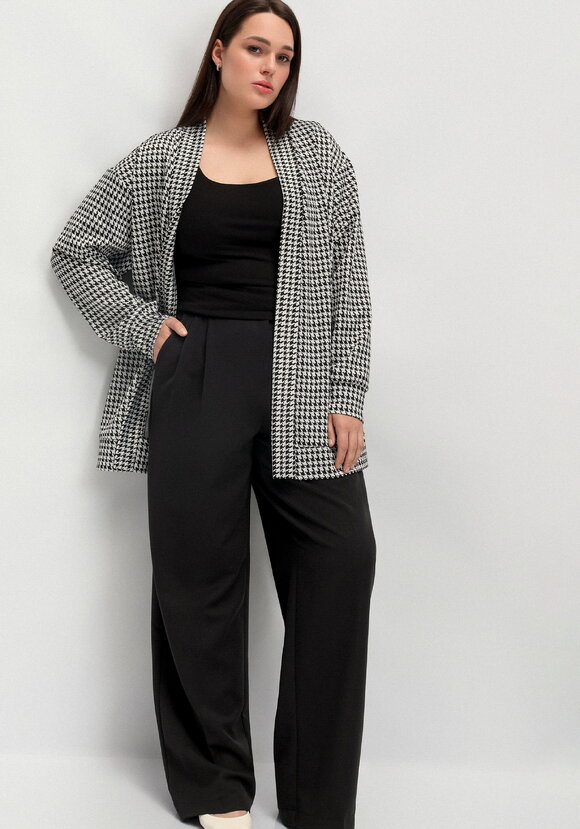 Кардиган-накидка свободного кроя шир.  580, рис. 10