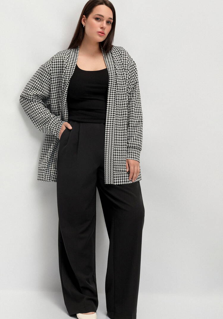 Кардиган-накидка свободного кроя шир.  750, рис. 10