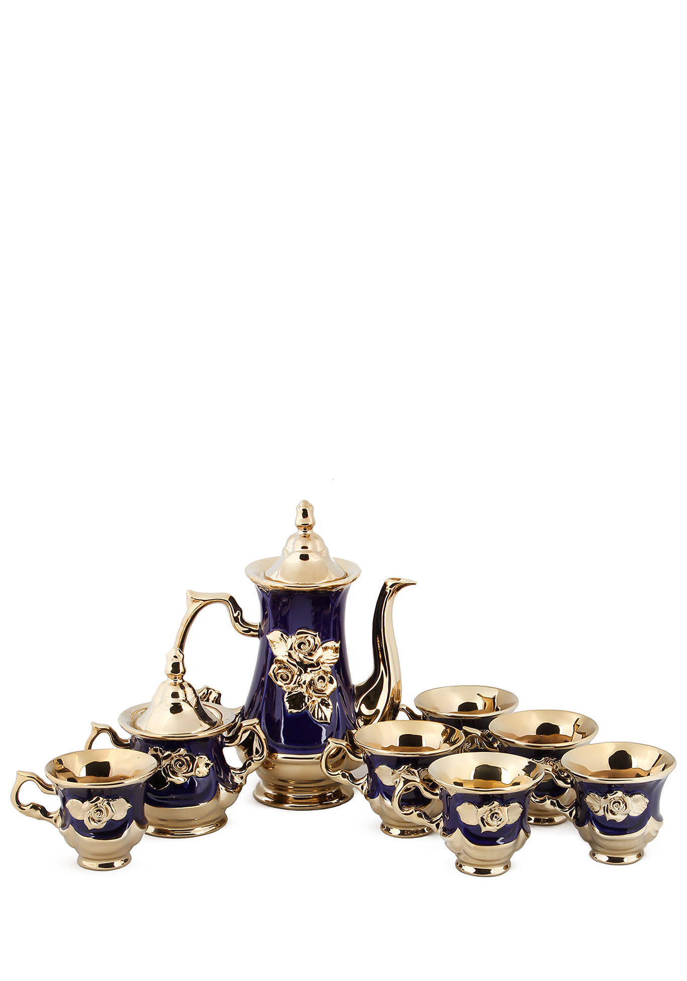 

Чайный сервиз "Царский", 8 предметов, Кобальт