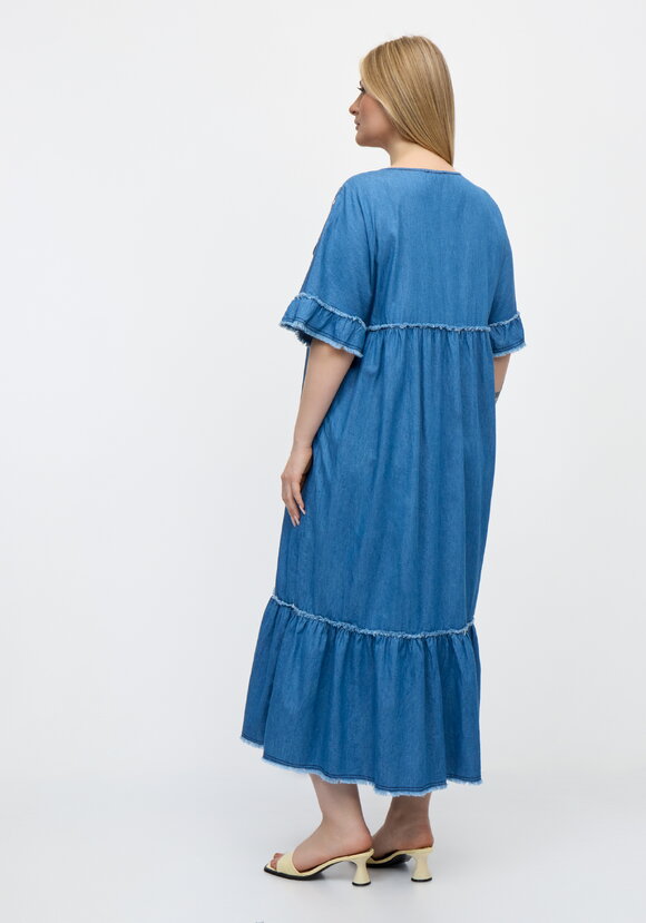 Платье бохо с вышивкой шир.  580, рис. 3