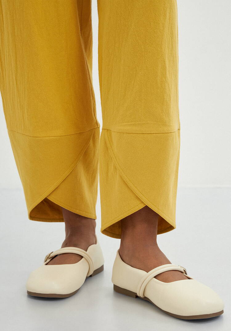 Брюки-тюльпан на резинке шир.  750, рис. 14