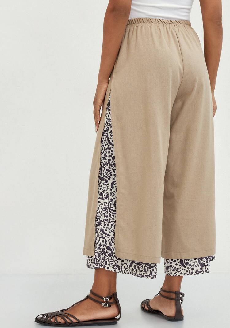 Брюки комбинированные длиной 7/8 шир.  750, рис. 3