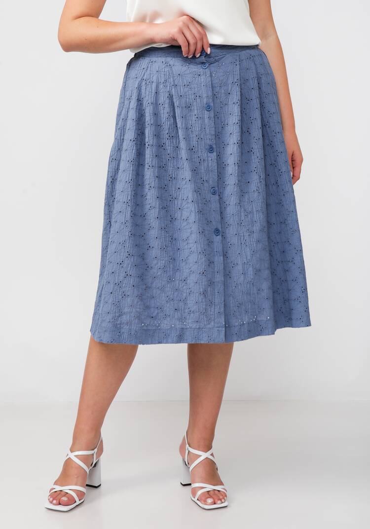 Юбка из шитья с разрезом шир.  750, рис. 7