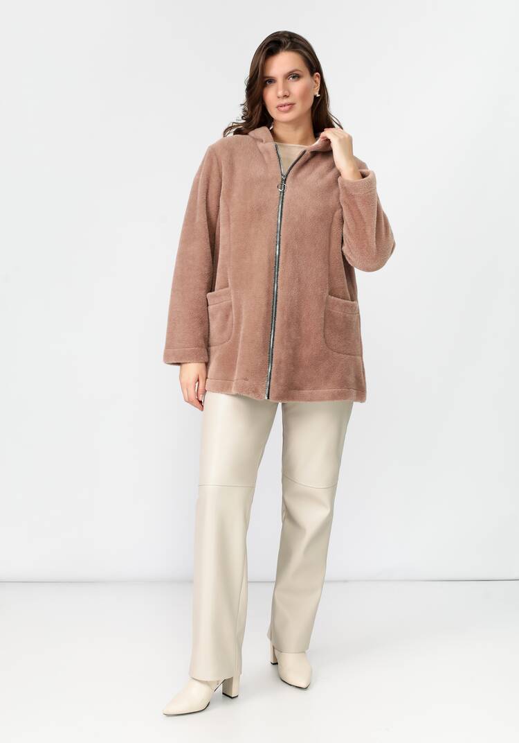 Толстовка плюшевая на молнии с капюшоном шир.  750, рис. 34