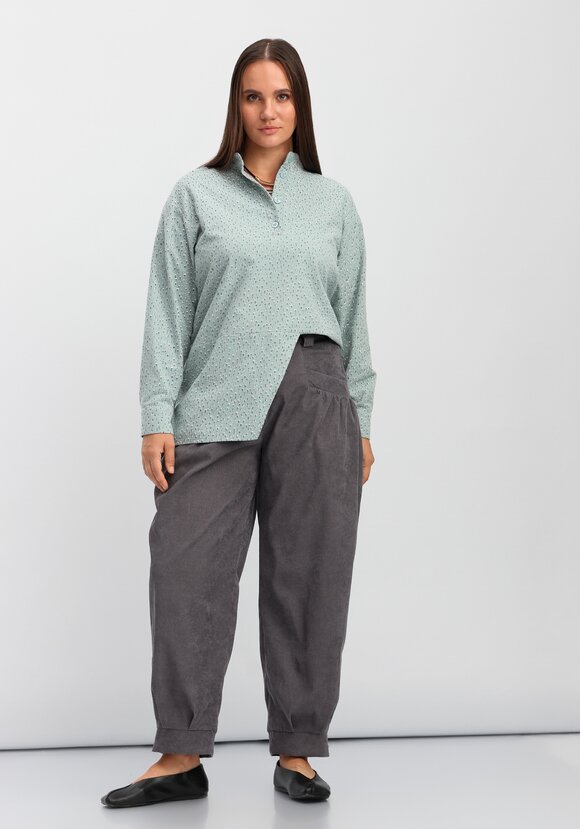 Брюки-бананы с манжетами по низу шир.  580, рис. 18