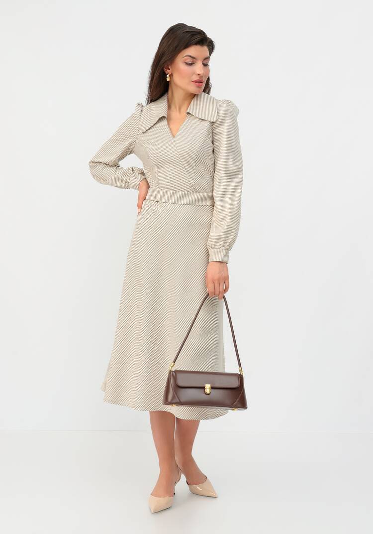 Платье с воротником свободного кроя шир.  750, рис. 13