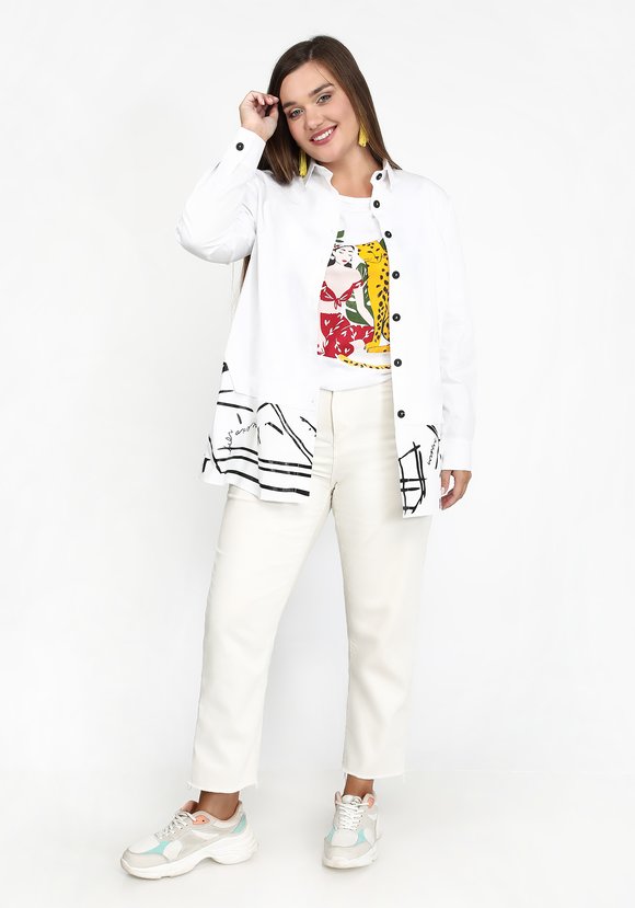 Блуза Радостное настроение шир.  580, рис. 1