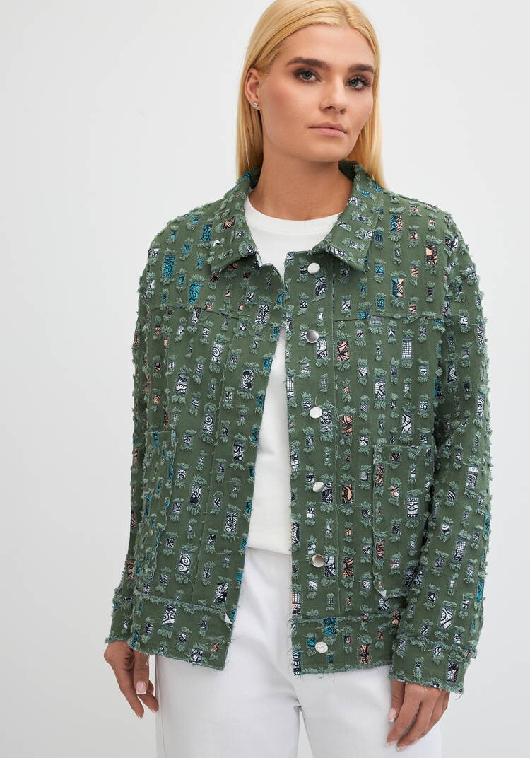 Куртка джинсовая Эйлис шир.  750, рис. 7