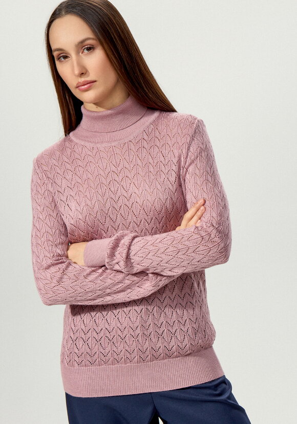 Свитер ажурный шир.  580, рис. 7