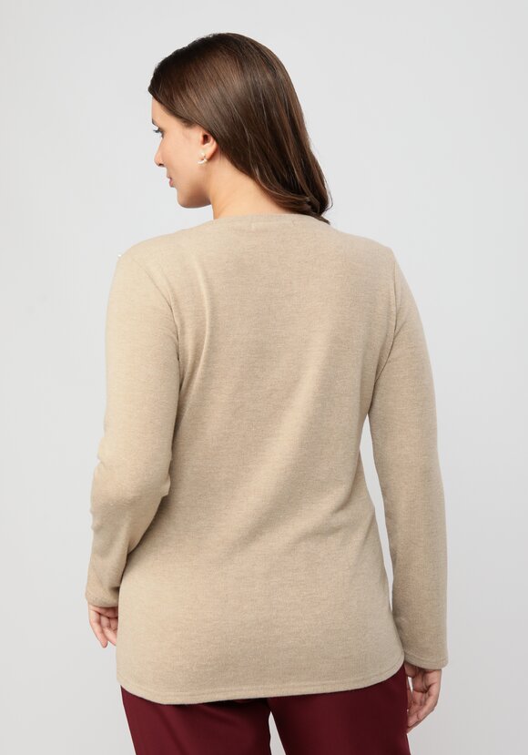 Джемпер с жемчугом шир.  580, рис. 10