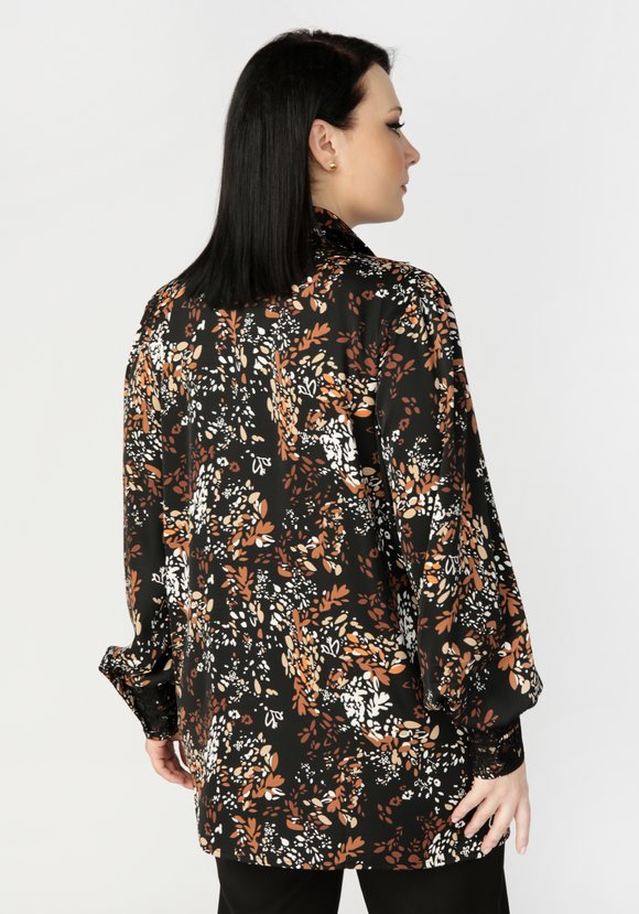 Блуза с кружевной отделкой — купить за руб в магазине Леомакс