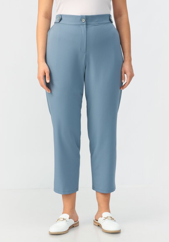 Брюки с декоративными хлястиками шир.  580, рис. 17